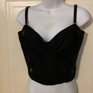 Victoria's Secret Very Sexy VS Archives Monogram Corset Top